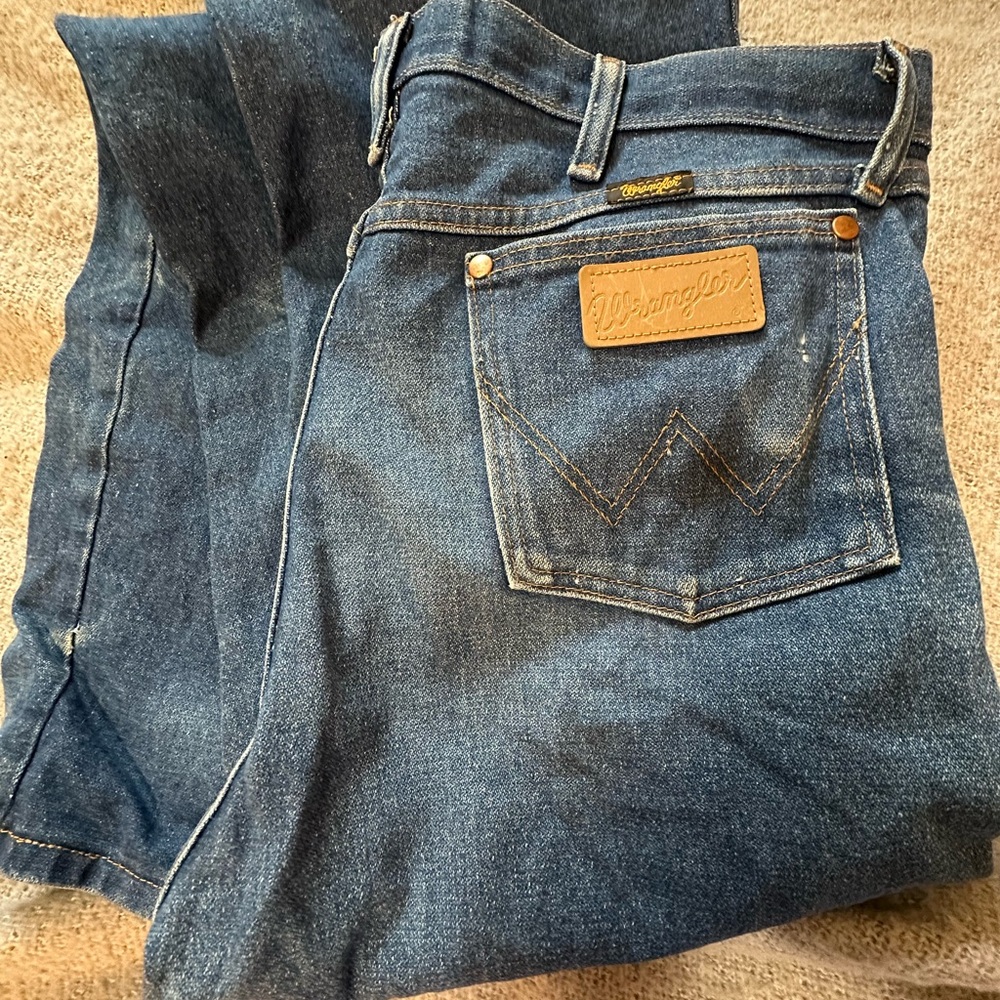 Wrangler Men's Denim Straight Jeans